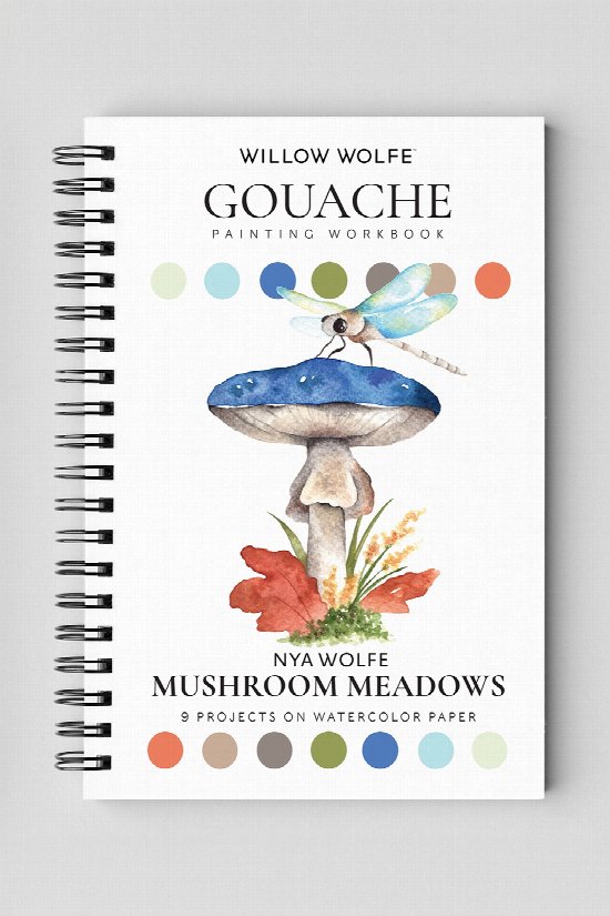 Mushroom Meadows Gouache Workbook